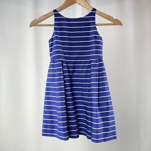 Polo Ralph Lauren Sleeveless Striped Fit‎ & Flare Dress in Navy Size 5